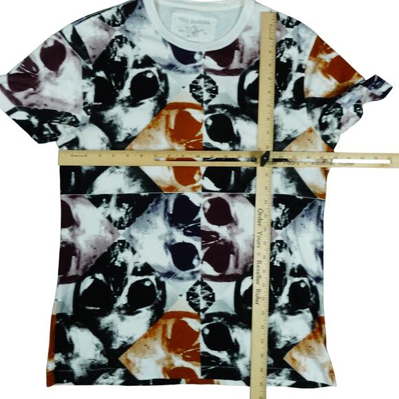 True Religion World Tour Skulls Kaleidoscope Graphic T-Shirt Mens Medium - Picture 4 of 6